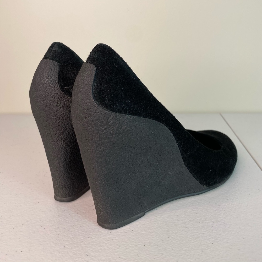Vintage Y2K Michael Kors Black Suede Wedge